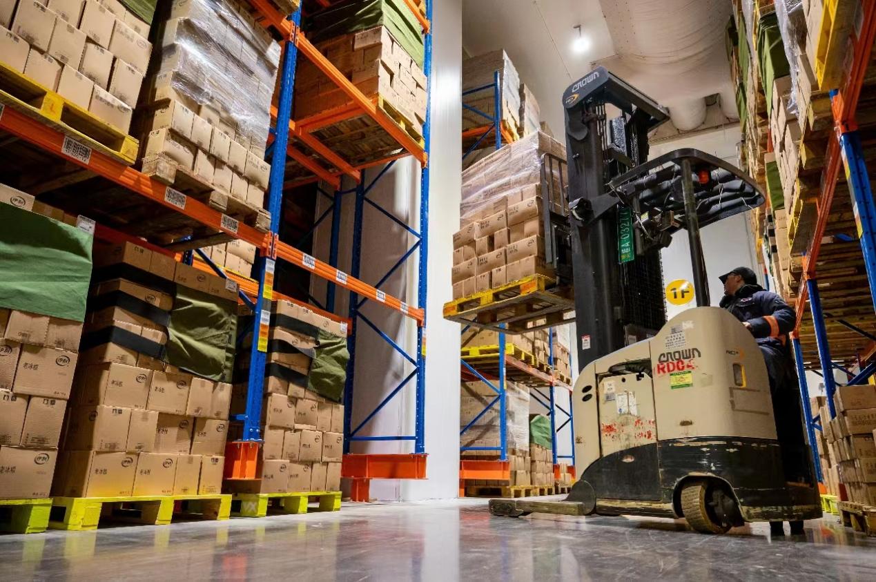 萬緯冷鏈南寧園區(qū)。 人民網(wǎng) 嚴(yán)立政攝