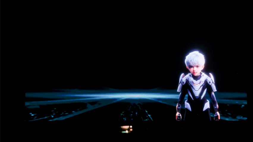 人民網(wǎng)原創(chuàng)虛擬主持人白澤。主辦方供圖